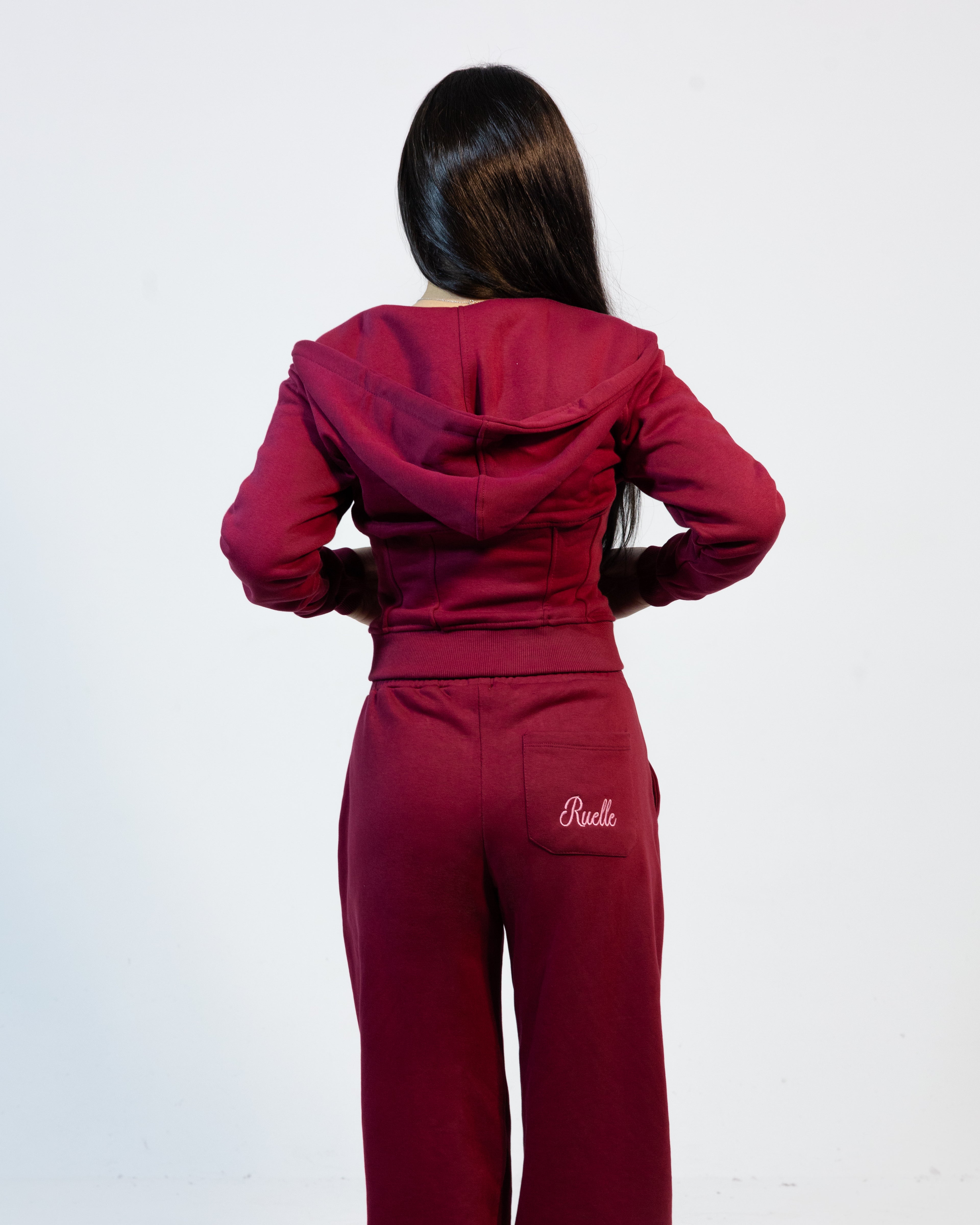 Corset Femme Set - Burgundy