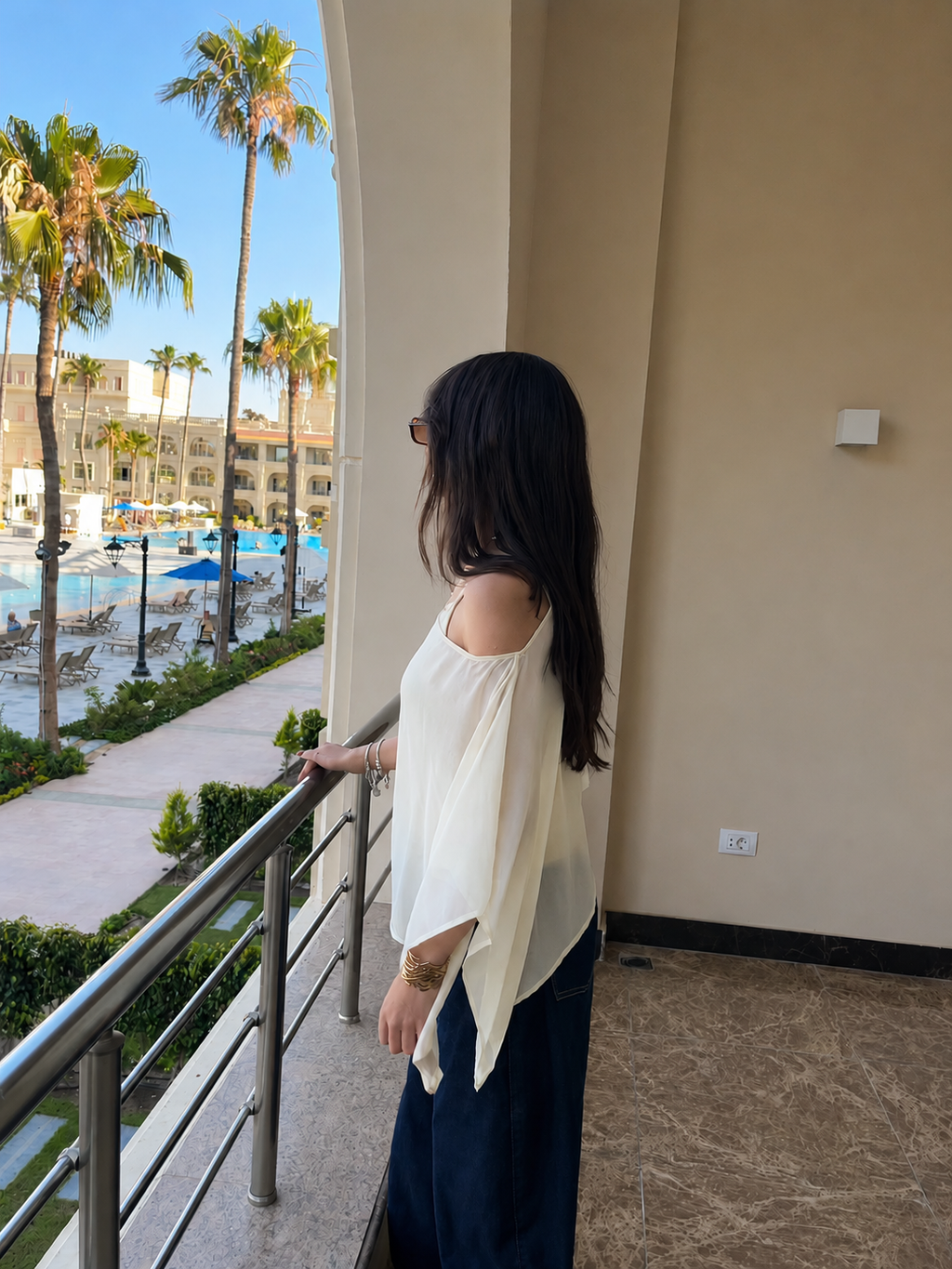 Multi-way Poncho Yellow