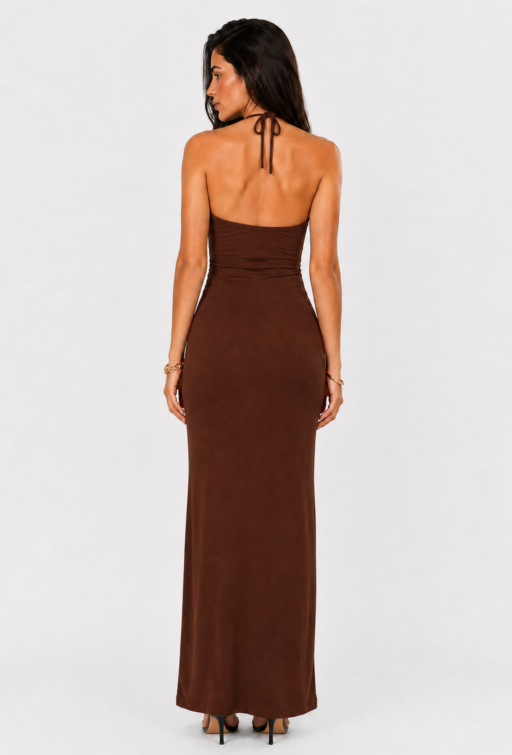 The Ella Dress Brown