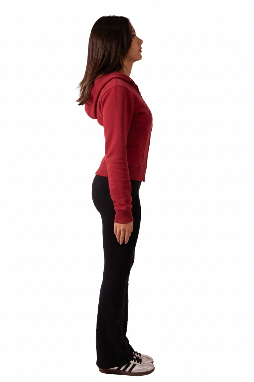 Sculpting Hoodie - Burgundy