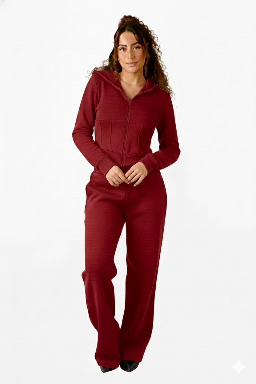 Corset Femme SET - Burgundy