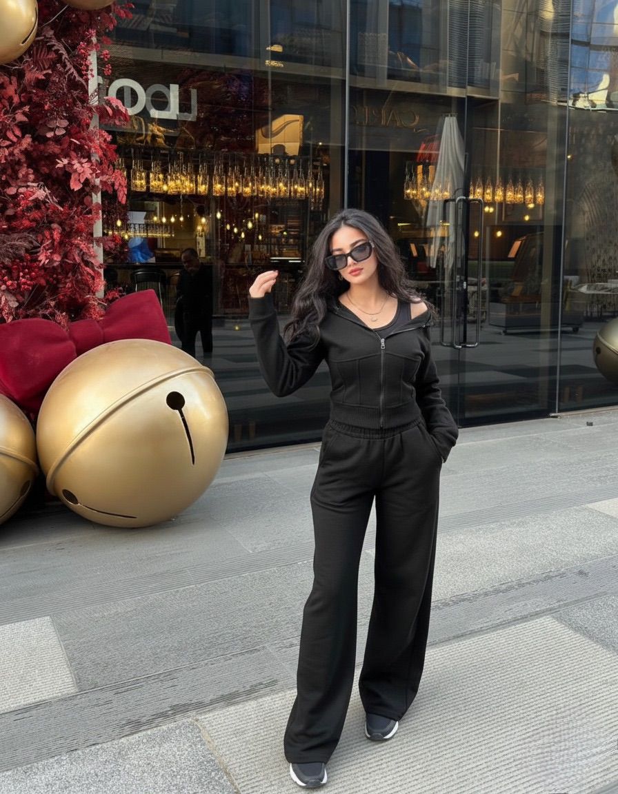 Corset Hoodie - Black