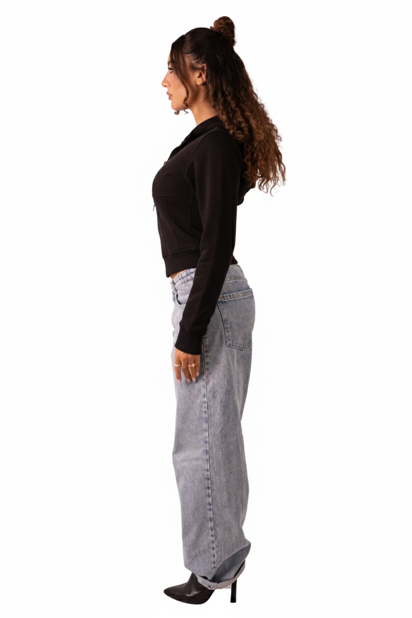 Sculpting Hoodie - Black